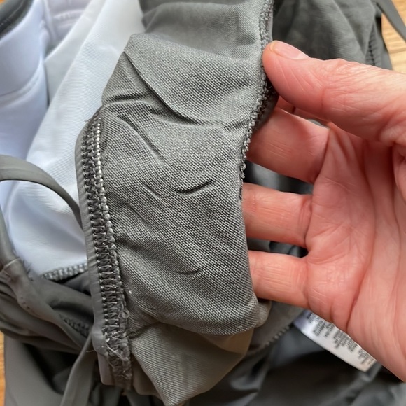 TOMMY BAHAMA Twist Front Shirred One-Piece Swimsuit Gray - Picture 8 of 8